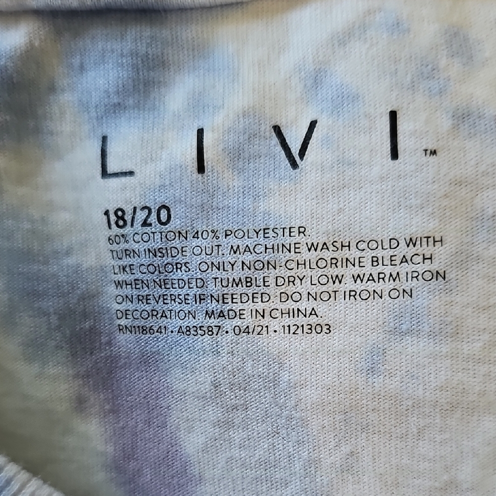 Lane Bryant LIVI Tie-Dye Swing Dress - Picture 13 of 13